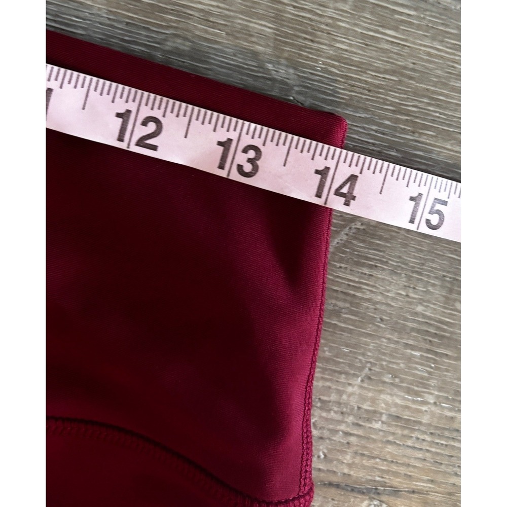 Sage Collective Womens Burgundy High Waisted Athletic Leggings Yoga GymSize L - Picture 4 of 6